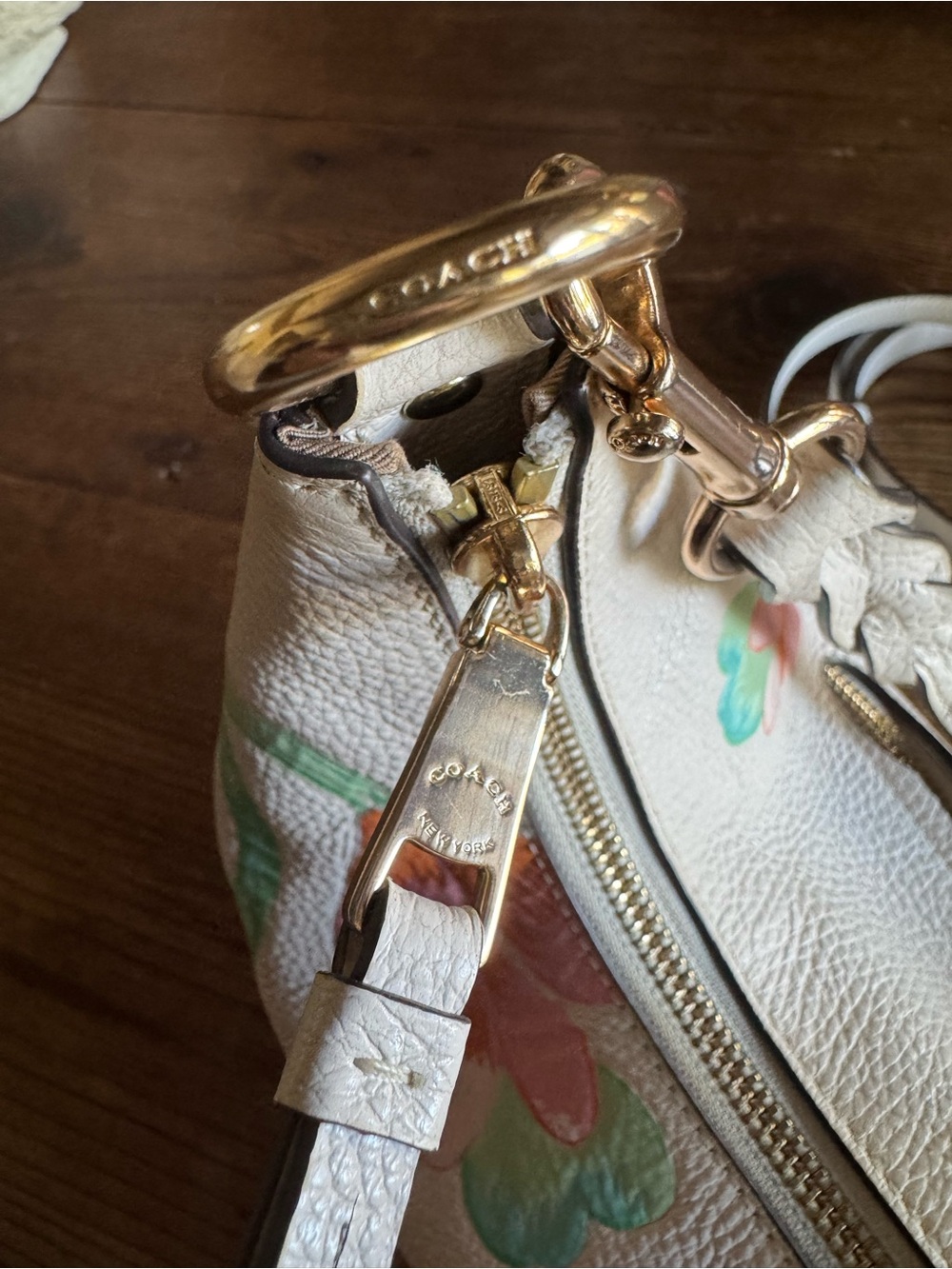 Coach Jules Hobo in Dreamy Land Floral Bag - Picture 7 of 17